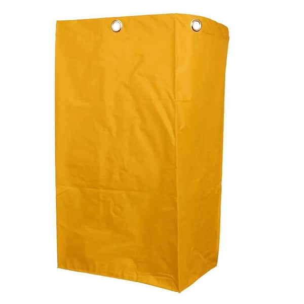 ITOPFOX 16 in. x 11 in. x 27 in. Janitorial Waterproof Cleaning Cart Storage Bag in Yellow