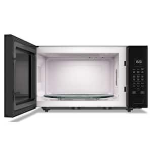 24.75 in. 2.2 cu. ft. Countertop Microwave in Black with Sensor Cooking