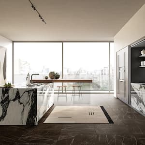 Magnifica The Thirties Square 30 in. x 30 in. Honed Pietra Grey Porcelain Floor Tile (18.16 sq. ft./Case)