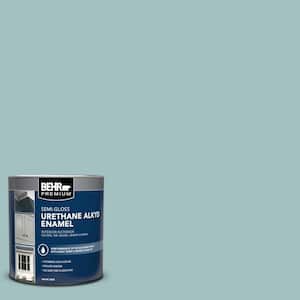 1 qt. #S440-3 Aspiring Blue Semi-Gloss Enamel Urethane Alkyd Interior/Exterior Paint