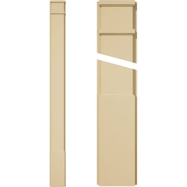 Ekena Millwork 2 in. D x 7 in. W x 82 in. L Primed Polyurethane Pilaster 1- Pack