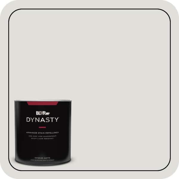 BEHR DYNASTY 1 qt. #MQ3-23 Statuesque One-Coat Hide Matte Interior Stain-Blocking Paint & Primer