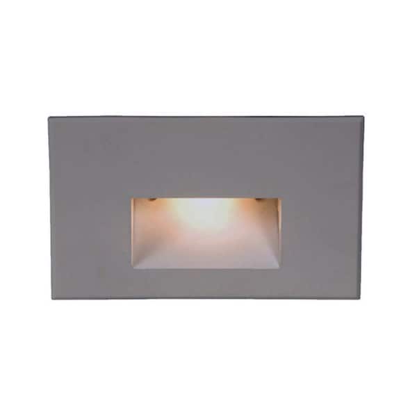 WAC Lighting Wall and Stair Light - 68 Lumens Line Voltage Graphite on Aluminum Alloy Integrated LED Hardwired - 3000K