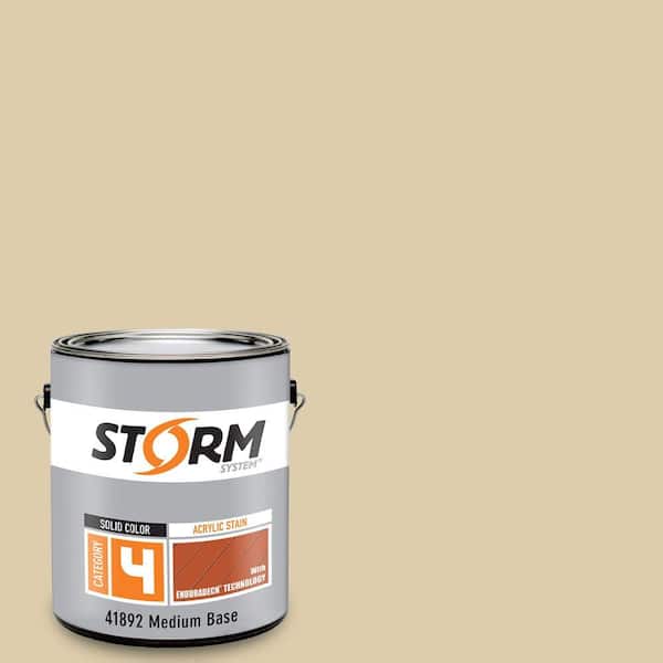 Storm System Category 4 1 gal. Sand Storm Exterior Wood Siding, Fencing and Decking Acrylic Latex Stain with Enduradeck Technology