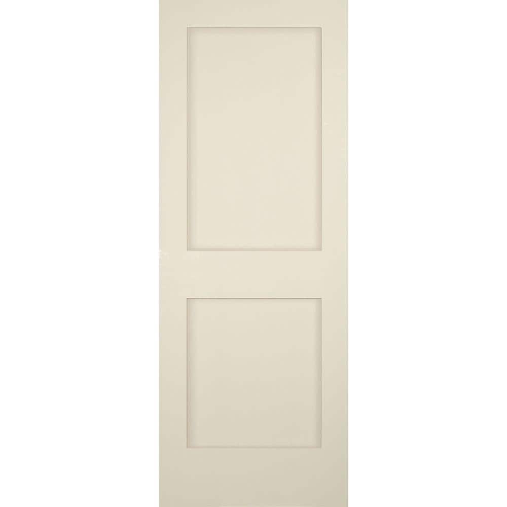 Builders Choice 30 in. x 80 in. Right-Handed 2-Panel Shaker Solid