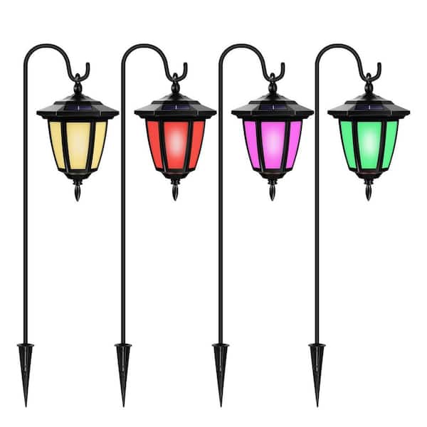 34 Inch Hanging Solar Lights Garden Stakes, 4-Pack L0DQ8JCQTD