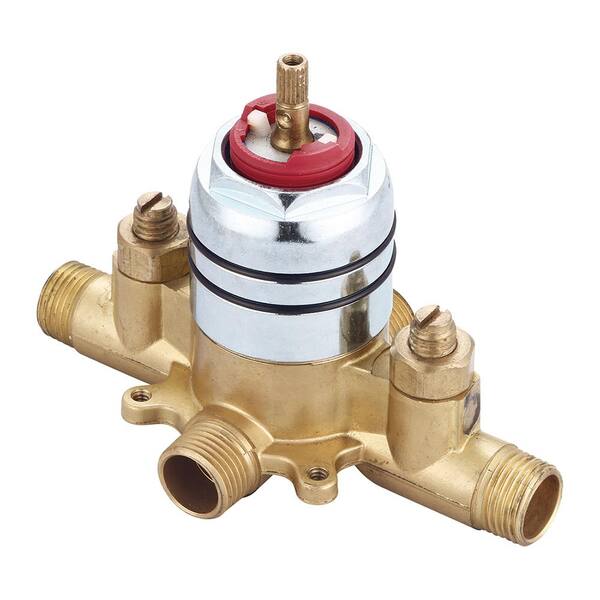Olympia Faucets 1/2 in. Pressure Balance Rough Valve with Combo CXC and IPS Inlet and Outlet Connections