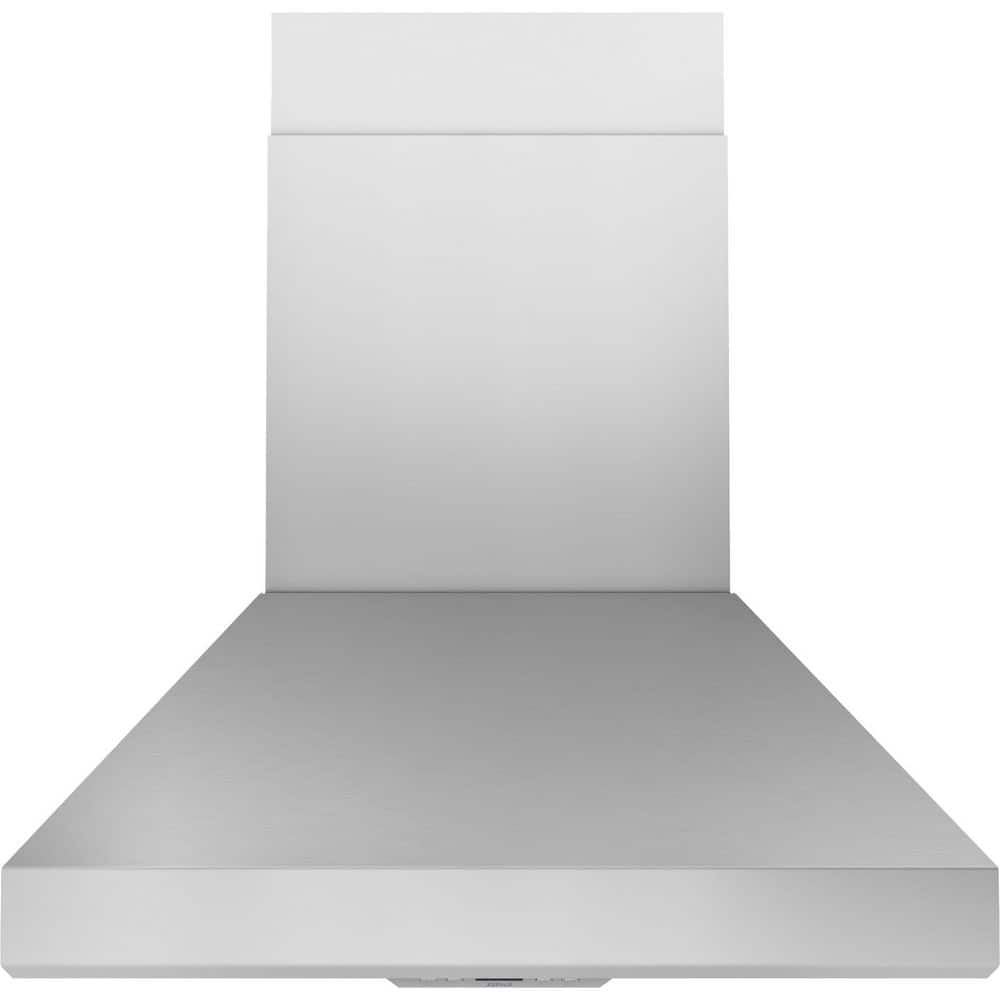 Titan 36 in. 650 CFM Ducted Island Mount Range Hood with TruHue in Stainless Steel
