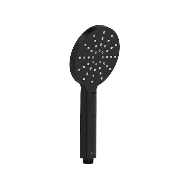 4-Spray Wall Mount Handheld Shower Head 2 GPM in Black