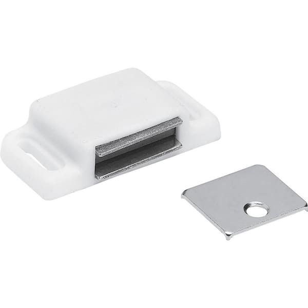 2 in. White Heavy Duty Magnetic Door Catch with Strike 2 in. White Heavy Duty Magnetic Door Catch with Strike