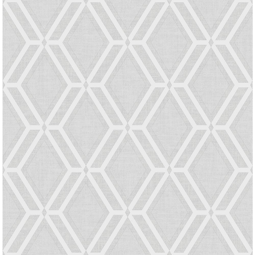 Mersenne Grey Geometric Wallpaper Sample
