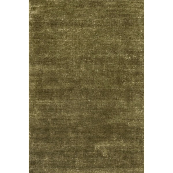 RUGS USA Arrel Speckled Wool-Blend Verdant Green 8 ft. x 10 ft. Indoor/Outdoor Patio Rug