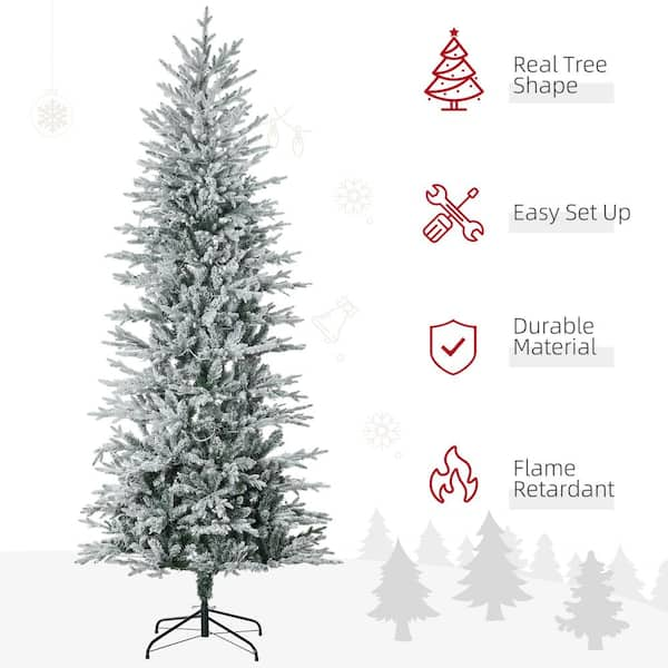 Set of realistic Christmas tree branches of different shapes and