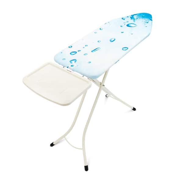 Ananiver schelp Reparatie mogelijk Brabantia Ironing Board C with Solid Steam Unit Holder, Ice Water Cover and  White Frame 321962 - The Home Depot