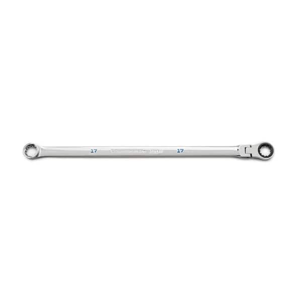 120XP Universal Spline XL GearBox Metric Flex-Head Ratcheting Wrench 17 mm