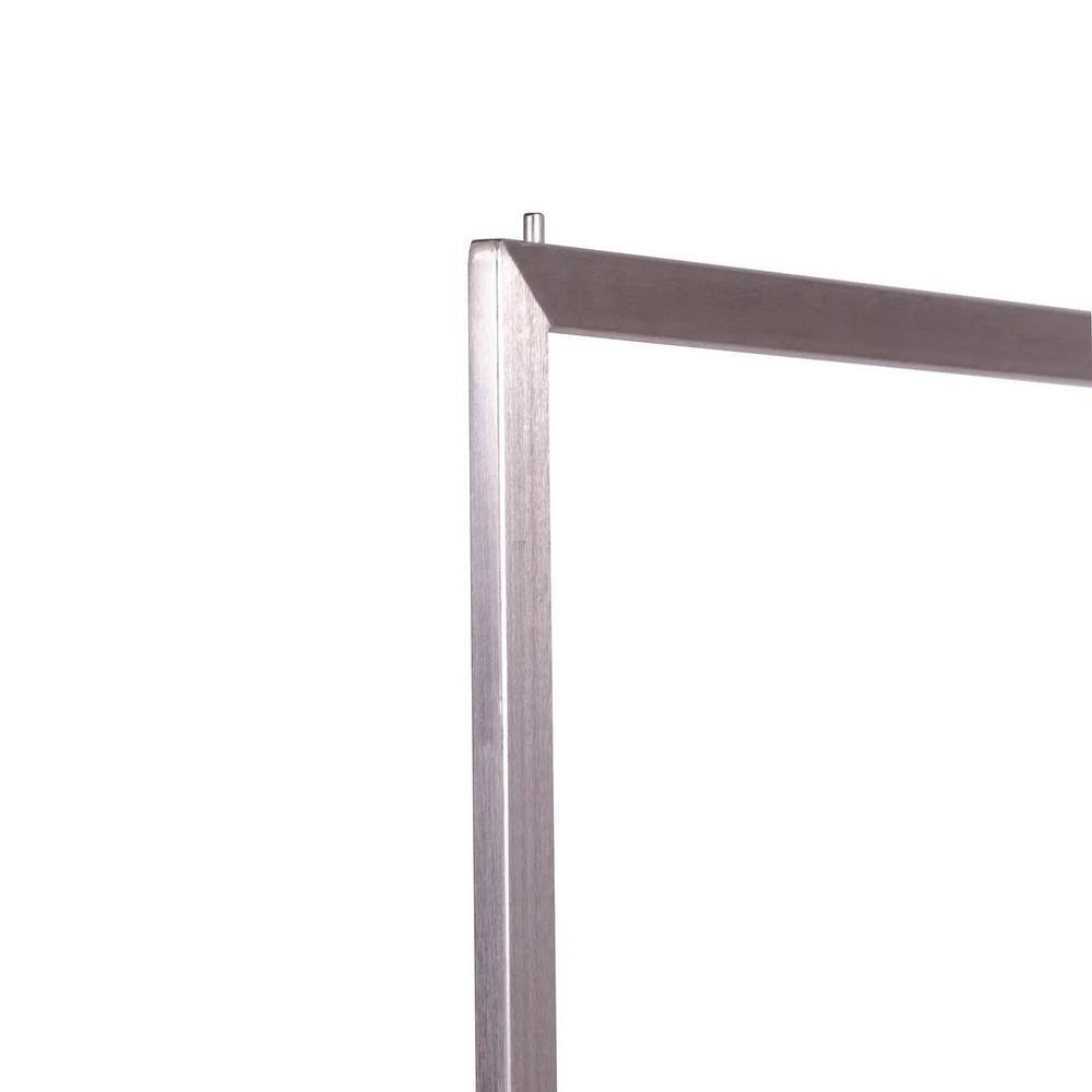 Adjustable Satin Nickel Ballet Bar Garment Rack