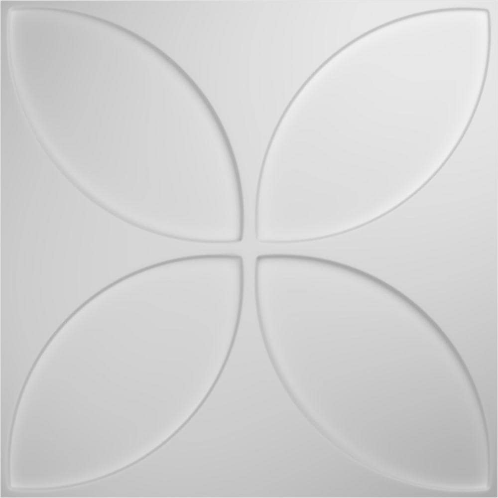 Primrose White 20" Textured 3D PVC Wall Panel