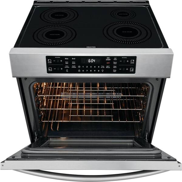 frigidaire professional induction range