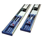 14 in. Soft-Close Full Extension Side Mount Ball Bearing Drawer Slide Set 1-Pair (2 Pieces)