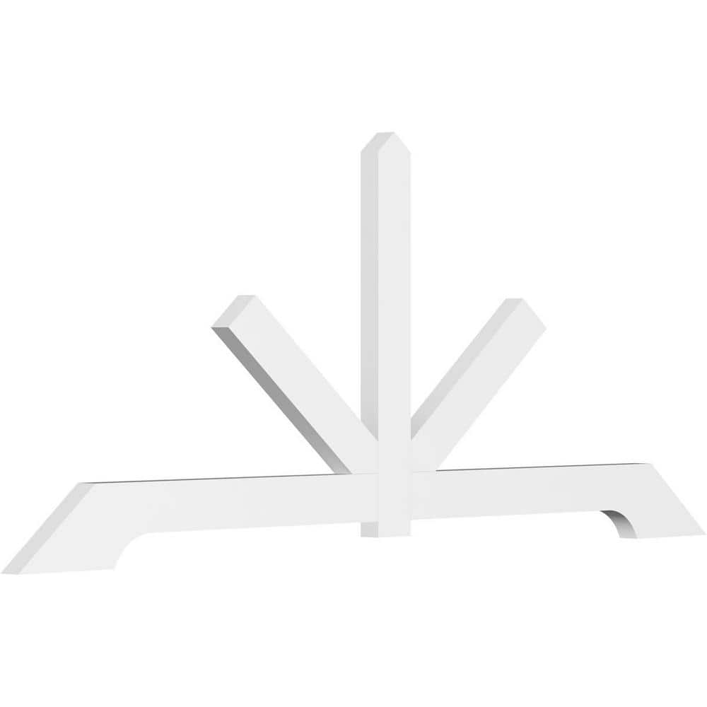 84 in. W x 35 in. H x 2 in. D x 4 in. F, 10/12 Pitch, Vanguard Signature Urethane Gable Bracket, Primed Tan price history on PriceWatchPro