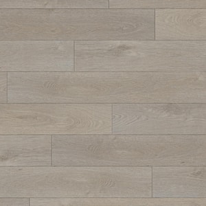 Echelon Oak 12mm T x 7.7 in. W x 48 in. L Click Lock Water Resistant Laminate Wood Flooring (15.39 sq. ft./case)