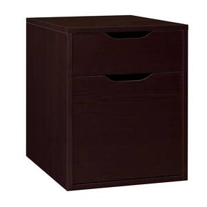 Brasas Truffle Freestanding Box-File Pedestal File Cabinet with No Tools Assembly