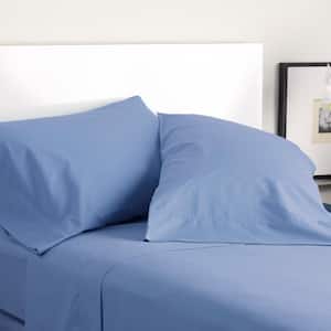 4-Piece Shadow Solid 300 Thread Count Cotton King Sheet Set