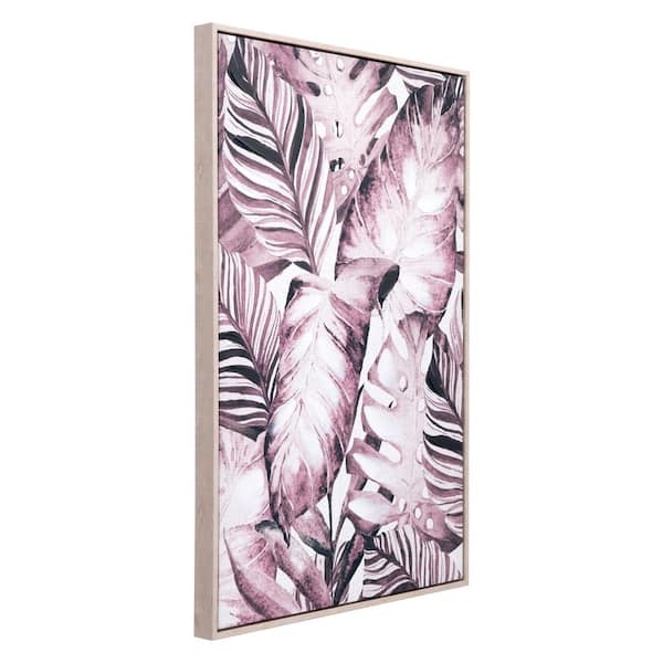 ZUO "Tropical Palm" Printed Canvas Wall Art 24.8 in. x 36.6 in.