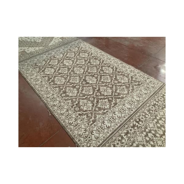 Nabela Noor Home Aram Medium Brown Traditional Area Rug, 7 ft. x 10 ft.