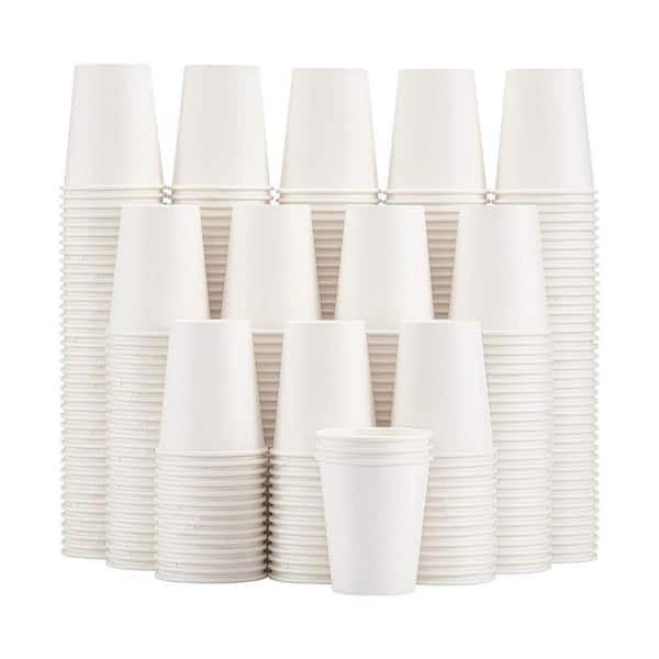 3.15 in. White Family Disposable Paper Cups Disposable Tableware 300 Per Case Hot Cold Beverage