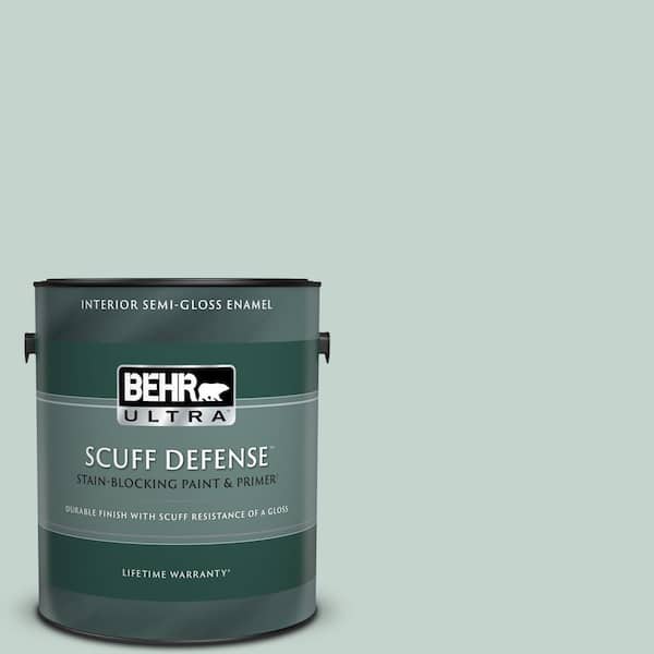 BEHR ULTRA 1 gal. #N430-2 Natures Reflection Extra Durable Semi-Gloss Enamel Interior Paint & Primer