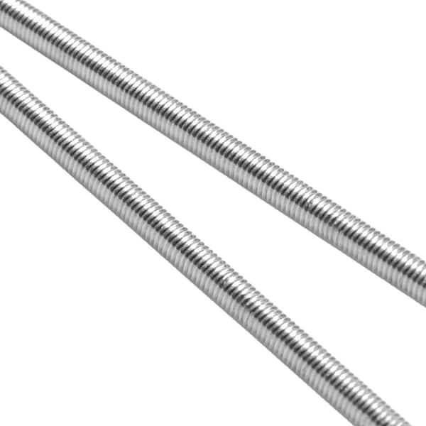 9.84 in. (250mm) Length Stainless Steel M3-0.5 Fully All Long Threaded Rods, Right Hand Threads & Low Magnetic, 2-Pack