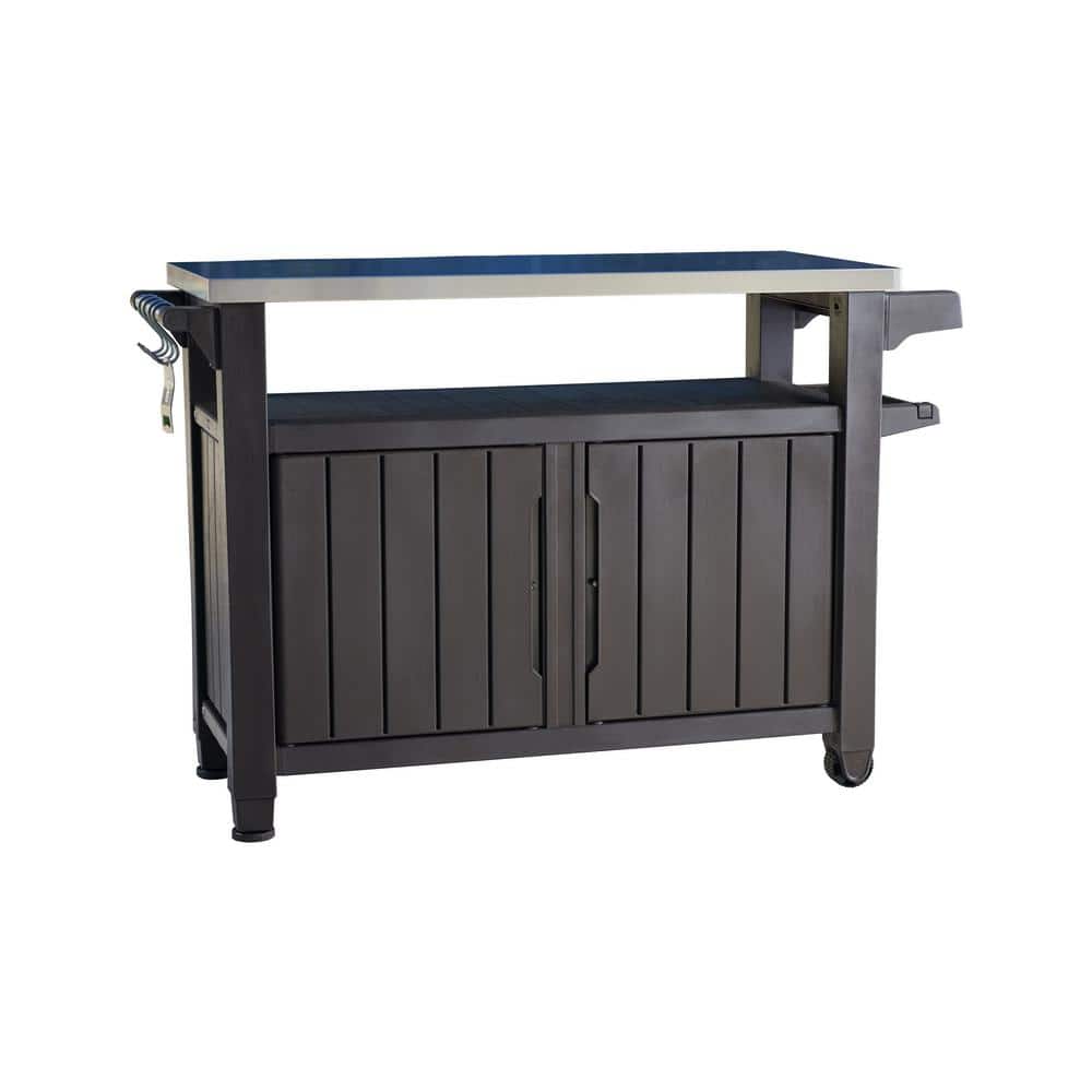Unity XL Brown Outdoor Table Serving Cart with Storage price history on PriceWatchPro