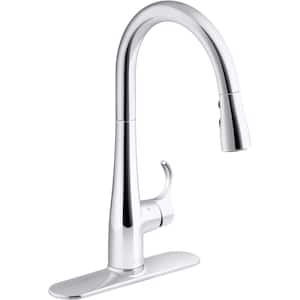 Simplice Touchless Single-Handle Pull-Down Sprayer Kitchen Faucet in Polished Chrome