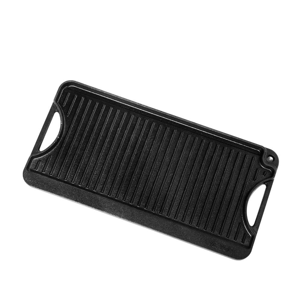 20 x 10 in. Reversible Cast Iron Grill/Griddle, Pre-Seasoned, Handles, For Stove, Grill, Camping price history on PriceWatchPro