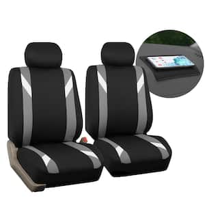 Premium Modernistic Flat Cloth 47 in. x 23 in. x 1 in. Front Set Seat Covers