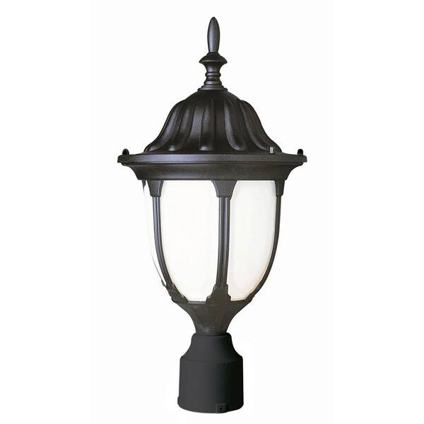 Bel Air Lighting Hamilton 1Light Black Outdoor Lamp Post Light Fixture
