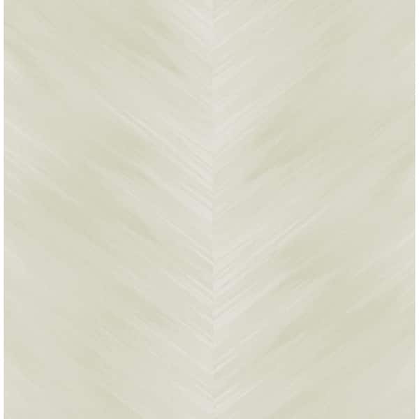 Lace Washed Chevron Vinyl Peel and Stick Wallpaper Roll (30.75 sq. ft.)