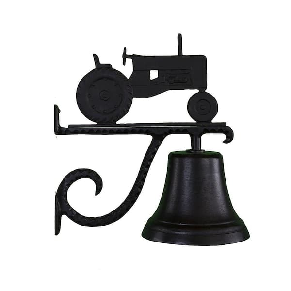 Montague Metal Products Cast Bell with Black Tractor Ornament