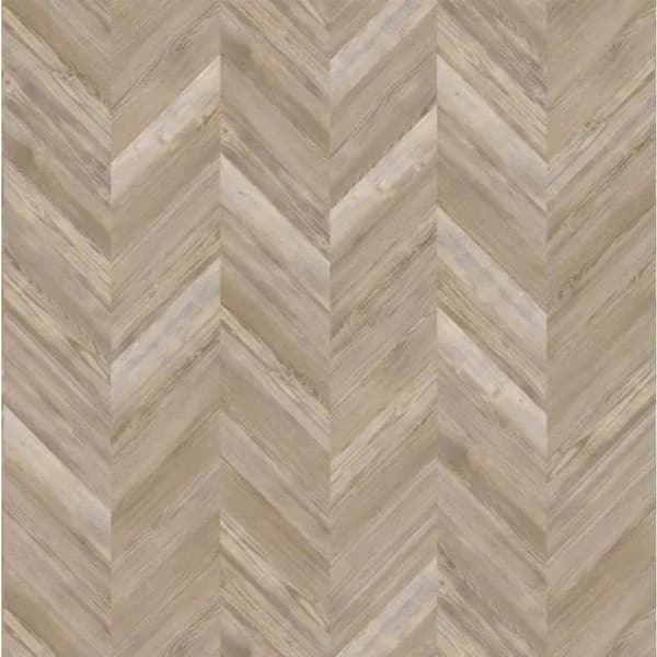 Lifeproof Take Home Sample - Boardwalk Pine Chevron Click Lock Waterproof Luxury Vinyl Plank Flooring