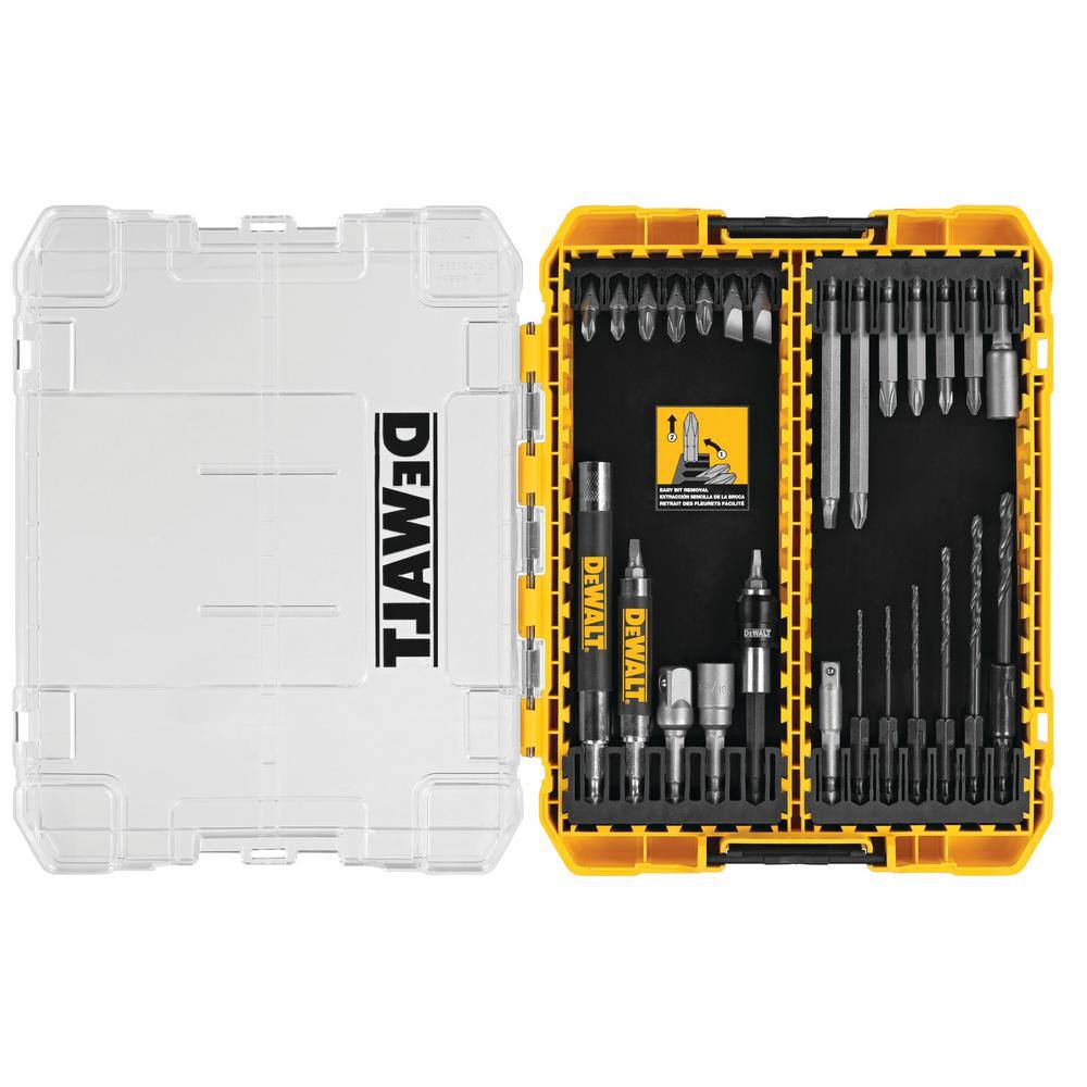 DEWALT DWAMF1280 Tough Case Drill and Driver Bit Set 80 Piece for sale online