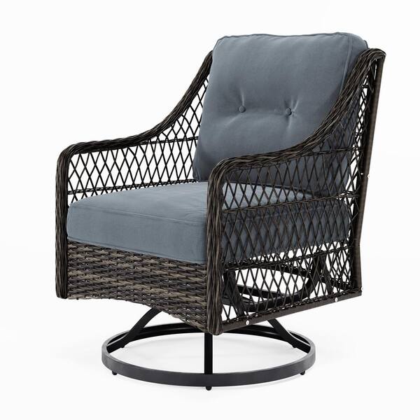 International caravan valencia resin wicker glider chair hot sale