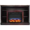 Cambridge 47 in. Electric Fireplace with a Multi-Color LED Insert and ...