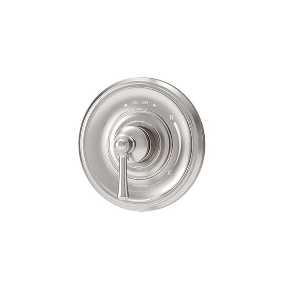 Symmons Braston Wall Mounted Shower Valve Trim in Satin Nickel (Valve Not Included)