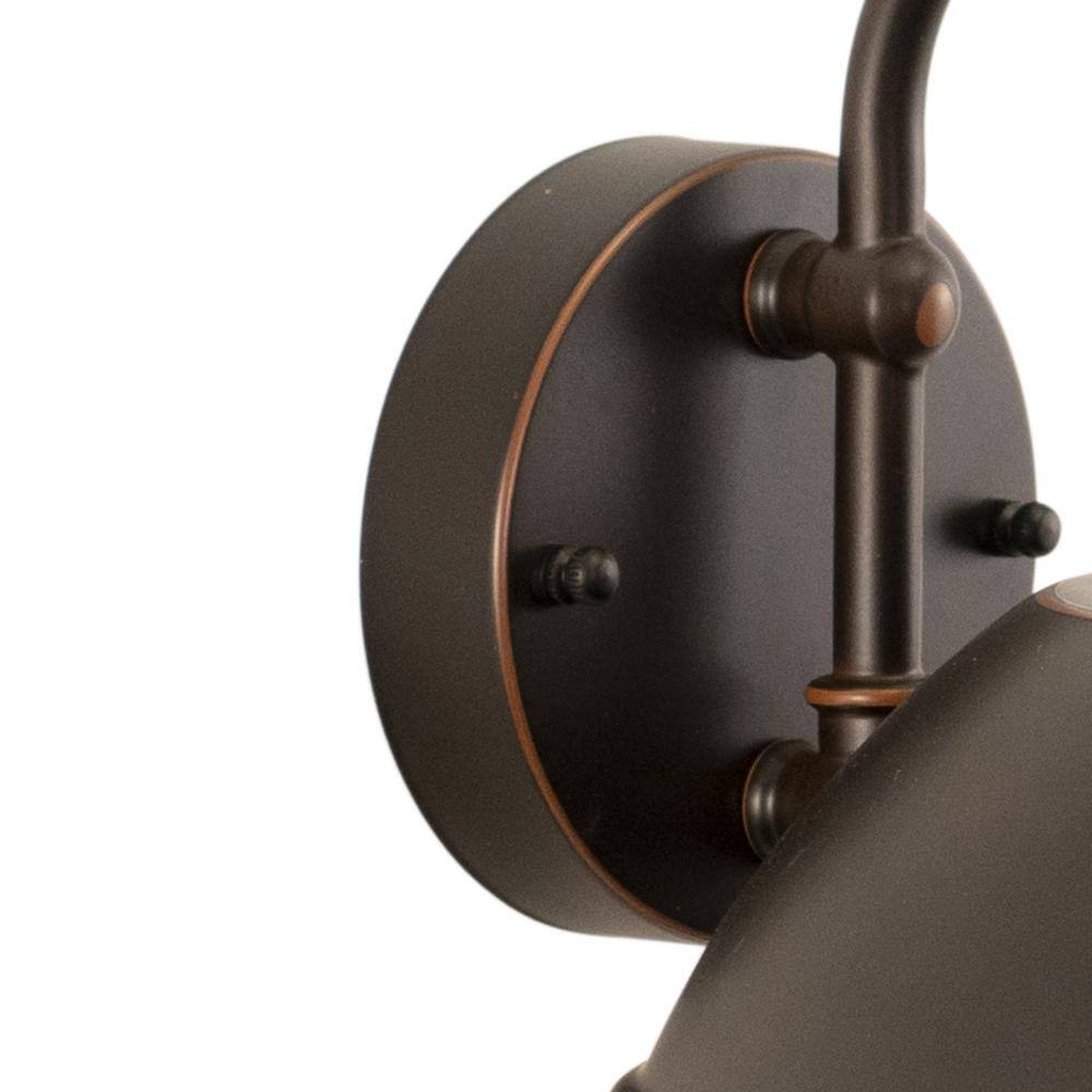 Harwich Burnished Bronze Nautical Outdoor Wall Sconce