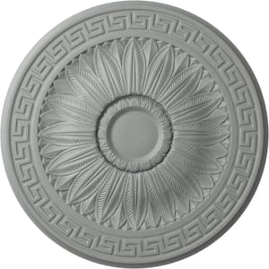 20" x 1-3/8" Randee Urethane Ceiling Medallion (Fits Canopies upto 3-7/8"), Primed White