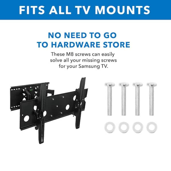 mount-it! M8 Screws for Samsung TV (8-Piece) MI-M8KIT - The Home Depot