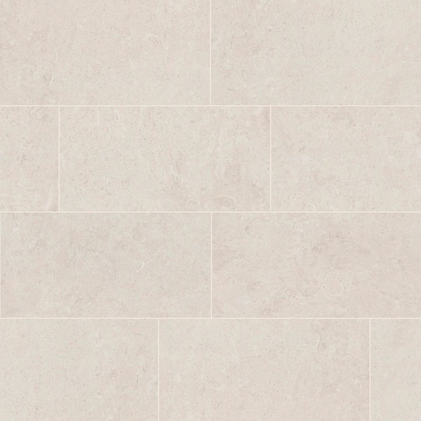 Take Home Tile Sample-Girona Perla 3D 4 in. x 4 in. Lappato Porcelain Floor and Wall Tile