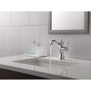 Cassidy Single Hole Single-Handle Bathroom Faucet with Metal Drain Assembly in Chrome