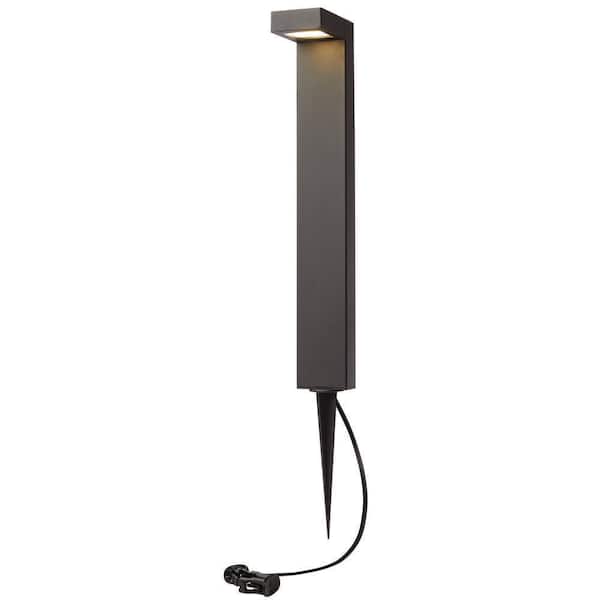 Jemison 85 Lumen Low Voltage Black Integrated LED Outdoor Landscape Path Lights (6-pack)